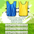24 Scrimmage 48 Haysandy Pcs Pinnies Vests and Pieces Iron on Numbers Team Practice Jersey Soccer Basketball Bibs