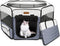 Seiyierr Dog Playpen, Portable Pet Play Pen Foldable Carrying Case, Puppy Pens