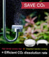 SUS 304 Stainless Steel CO2 Diffuser, Aquarium Plant CO2 Atomizer (S)