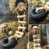 Hermit Crab Moss Coconut Shell Hideout with Climb Ladder,Leopard Gecko Hide Hut with Moss and Sea Shells,Hermit Crab
