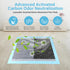 FluffyDream Super Absorbent Waterproof Dog and Puppy Pet Training Pad, Small-Size, Blue, 50 PCS