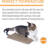 K&H Pet Products Heated Extreme Weather Outdoor Kitty Pad, Waterproof Cat Heated Bed, Tan 9 x 12 Inches