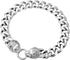 Dog Chain Collar with Lion Head Clasp, High Polished Cuban Link, Heavy Duty Chew Proof for Medium Dogs (19MM, 22")