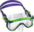 Phantom Aquatics Three Window Tempered Glass Lens Mask Fin Snorkel Set with Snorkeling Gear