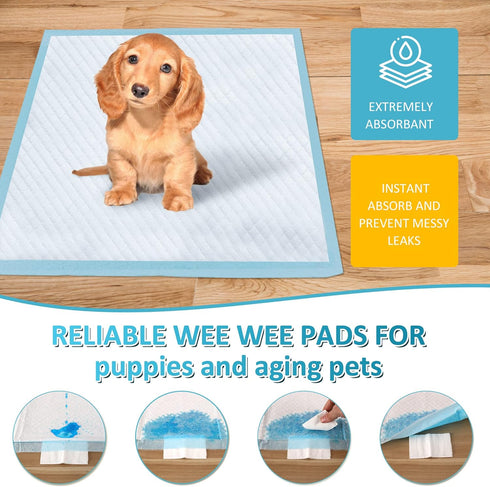 36"x36" Boscute Super Absorbent & Leak-Proof Jumbo Size Pet Training Dog Pee Pads, Thicken Quick Dry Disposable Puppy