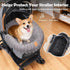 GTPLAYER Pet Stroller Mat, Plush Quilted Dog & Cat Stroller Liner Pad, Soft Flat Pad for Comfort and Stroller