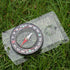 RLXMARTD 4 Pcs Outdoor Compass with Adjustable Declination,Magnifier,Ruler,Scale. Multifunctional Orienteering