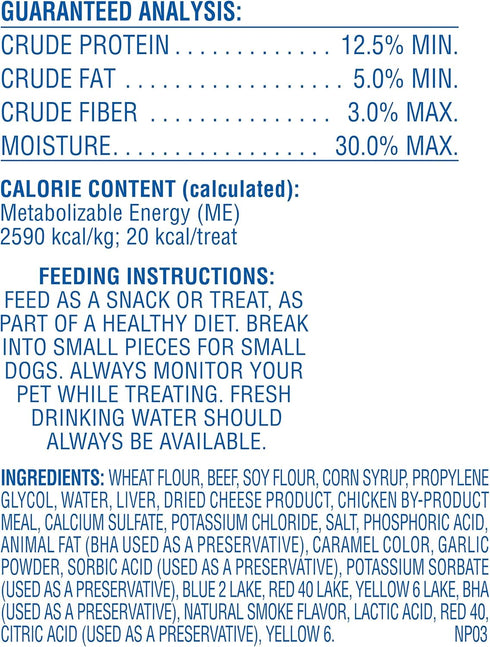 Canine Carry Outs Burger Minis Dog Treats, Beef Flavor, 22.5 oz (Pack of 6), Made with Real Beef