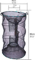 Portable Collapsible Crab Traps, Foldable Crabbing Nets for Lobster, Shrimp, Carp, Crayfish, Galvanized Steel Wire
