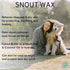 Paw Wax - 2 Oz Tin of Dog Paw Balm for Dry Paws - Moisturizer for Dogs and Cats - Snout Soother
