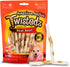 Pet Factory Twistedz American Beefhide, 5" Twist Sticks, Dog Chew Treats, 20 Count