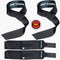 Rip Toned Lifting Straps + 18-inch Wrist Wraps Bundle, 1 Pair Each for Weightlifting, Workout, Gym, Powerlifting