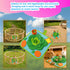 Chinchilla Rabbit Foraging Mat, Bunny Activity Toys Snuffle Mat for Small Animals Forage Mat for Rabbit Guinea Pig