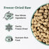 360 Omega-3s 4 5 oz Pet Nutrition Freeze-Dried Raw Dog Food Multi-Protein with Beef, Chicken, Fish, Liver & Organs