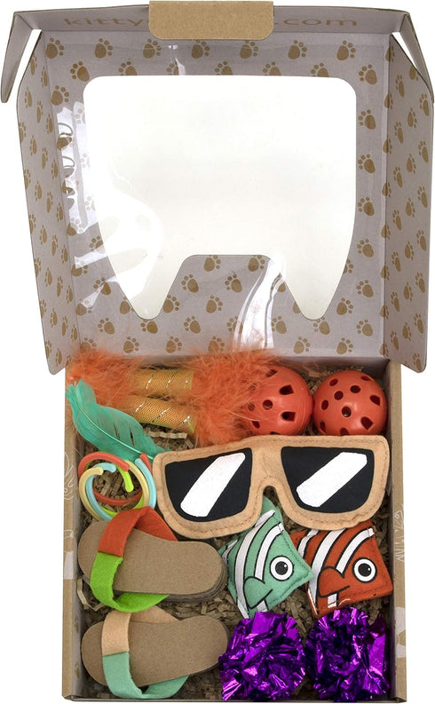 Brown Kitty City Basic Cat Toy Box