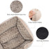 INVENHO X-Large Rectangle Washable Dog Bed, Orthopedic Soft Calming Sleeping Bed for Large Medium Small Dogs, Anti-Slip