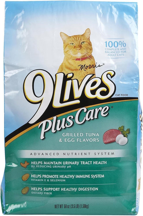 9Lives Plus Care, Tuna & Egg, 3.5 Lb