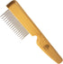 Detangling Pet Comb for Matted Hair - Natural Easy Grooming Tool with Long & Short Stainless Steel Teeth for Dog and Cat