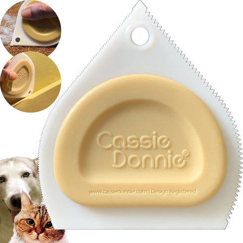 Pet Hair Remover for Car Detailing Supplies, Carpet Dog Hair Remover for Car Interior (White)