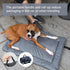 Waterproof Dog Bed for Camping, Portable Travel Mat for Dogs, Washable, 35.43x23.62in