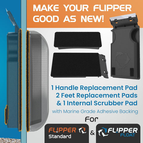 FL!PPER Standard Maintenance Repair Kit for Original and Floating Flipper Aquarium Cleaners