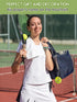 Taiyin 18 Set Large Size Tennis Acrylic Keychain Kit with Pen for Sublimation Vinyl Sticker DIY Crafting