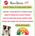 SPOT 60lbs, 6in, Bam-Bones Plus T Bone - Bamboo Fiber & Nylon, Durable Long Lasting Dog Chew for Aggressive Chewers Toy