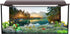 AWERT 30x12 inches Nature Landscape Aquarium Background River Mountain Autumn Scenery Fish Tank Background Vinyl Background