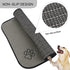 Sinland - Microfiber Pet Bowl Mat Dish Drying Mat with Anti-Skid Backing, 14.2Inch x 24Inch Grey