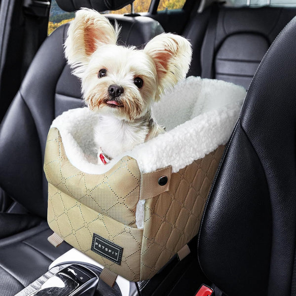 PETSFIT Dog Car Seats for Small Dogs with Safe Protection Hooks, Small