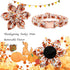 Dog Collar with Flower - Thanksgiving Turkey Flower Collar Gift for Large Dogs