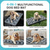 (25.2" 50.4") AiQInu Dog Car Bed for Back Seat, Washable Plush Dog Seat Cover, Non-Slip Soft Pet Mat for Car, Truck