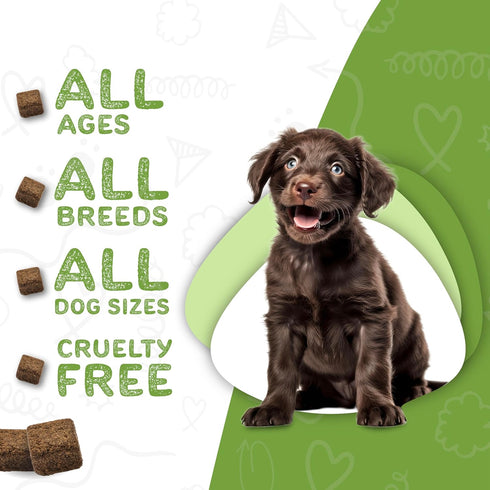 waggedy Daily Essentials Puppy — Full-Spectrum Functional Treats, Dog Supplements & Vitamins for Small or Large Breed