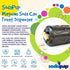 SodaPup Magnum Soda Can Dog Treat Dispenser & Chew Toy, Made in USA, Durable Non-Toxic Natural Rubber