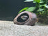 Plecoceramics Cichlid Stone Decoration, Aquarium Cave for Cichlids, Betta, Small Fish - Fish Tank Hideaway Decor (Magma
