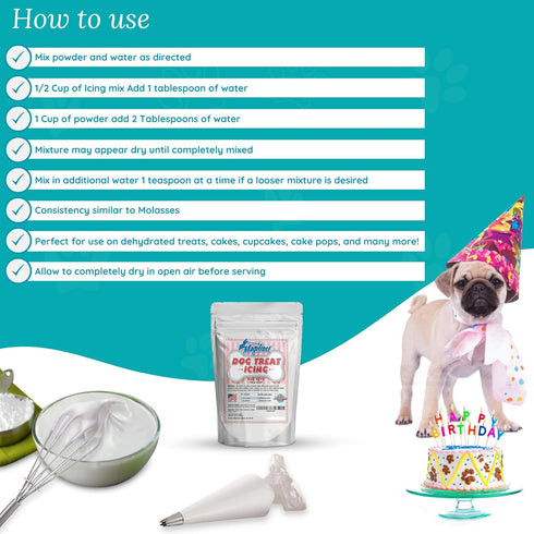 Magifrost Icing for Dog Treats, 10oz - Create Vibrantly and Dog-Safe Delights Made in The U.S.A.
