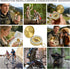 Vintage Waterproof Brass Compass for Hiking Navigation Camping Survival Compass Metal Compass with Luminous