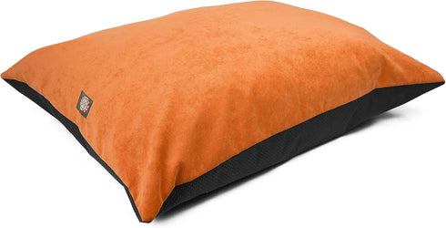 Majestic Pet Large Rectangle Dog Bed, 46 x 35 Inch Villa Orange, Washable Non Slip Comfy Pet Bed for Sleeping