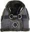 Puppia Terry Vest Dog Harness, Step-in Winter Suede Warm No Choke No Pull Training for Small and Medium Dogs, GREY, XL