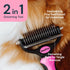 MalsiPree Pet Grooming Brush for Dogs/Cats, 2 in 1 Deshedding Tool & Dematting Undercoat Rake for Mats & Tangles Removing, Reduces Shedding by up to 95%, Great for Short to Long Hair Breeds (L, Pink)
