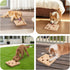 LOOBANI Wooden Dog Puzzle Toys - Interactive Slow Feeder IQ Training Toys for Small to Large Dogs, Dog Bone Pattern