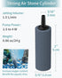 Pawfly Aquarium Air Stone Bubbler - 2 Inch Cylindrical Bubble Release Tool, 10 Pack for Fish Tank