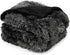 PetAmi Waterproof Dog Blanket for Large Dogs, Calming Sherpa Faux Fur Throw, Washable 60x80 Tie-Dye Black