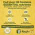 Happy Jack Cod Liver Fish Oil for Dogs, 16 oz, Supplement for Skin and Coat Health