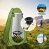 300LBS BLIKA Portable Toilet for Camping & Travel - Weight Capacity, Folding Toilet with Removable Plastic Ring