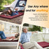 2in CYMULA Camping Cot Mattress Memory Foam Sleeping Pad,Soft Warm Non-Slip Camping Mattress Topper with Retaining