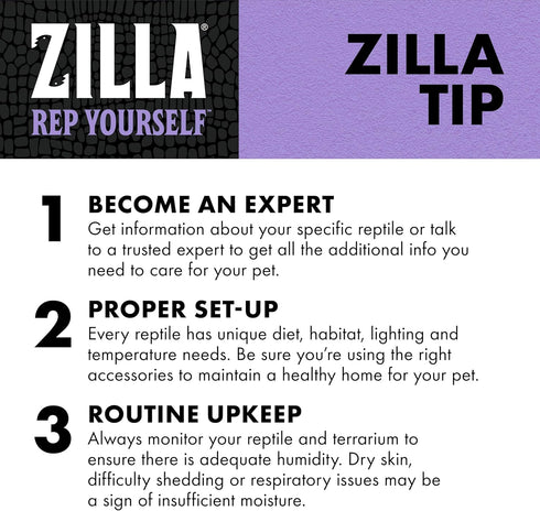 Zilla Tropical Mist Humidity Spray, Ideal for Tropical Reptiles, Fortified with Aloe Vera