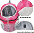 Fhiny Dog Carrier Backpack, Comfortable Doggy Front Backpack with Breathable Head Out Design for Travel and Hiking