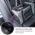 TSA Approved Pet Carrier - Soft Dog Carrier for Small Medium Cats and Dogs, 4 Mesh Windows, 3 Entrances, Black
