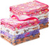 Tegeme 8 Pcs Fleece Dog Blankets for Small Dogs Cat Soft Coral Velvet